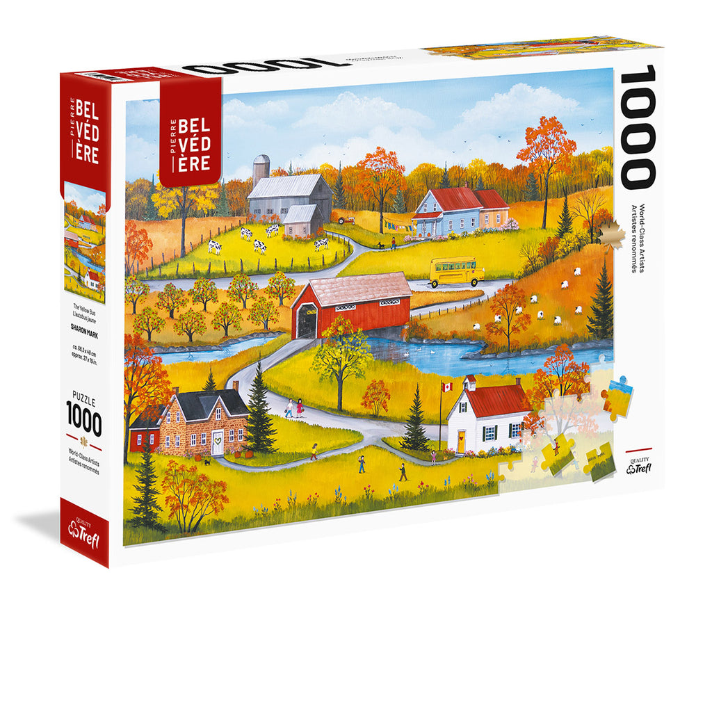 The Yellow Bus 1000-Piece Puzzle