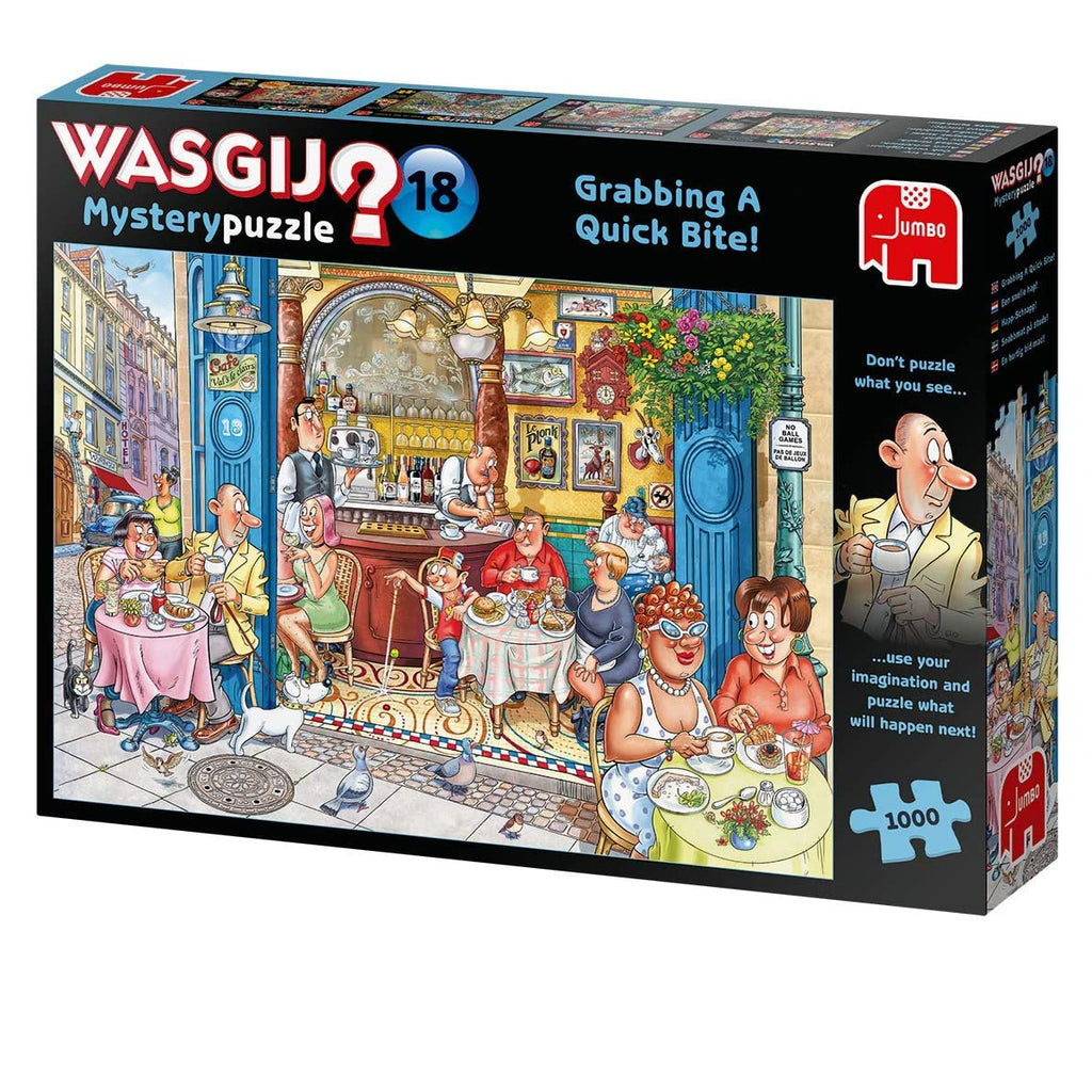 Wasgij - Grabbing a Quick Bite! 1000-Piece Puzzle