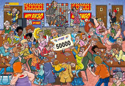 Wasgij - Bingo Blunder! 1000-Piece Puzzle