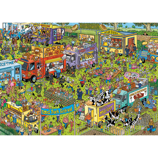 Food Truck Festival 1500-Piece Puzzle