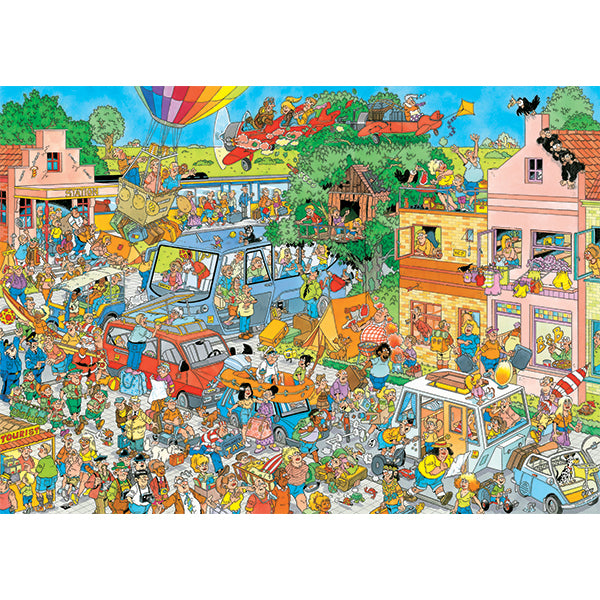 Music Shop & Holiday Jitters 2x1000-Piece Puzzles
