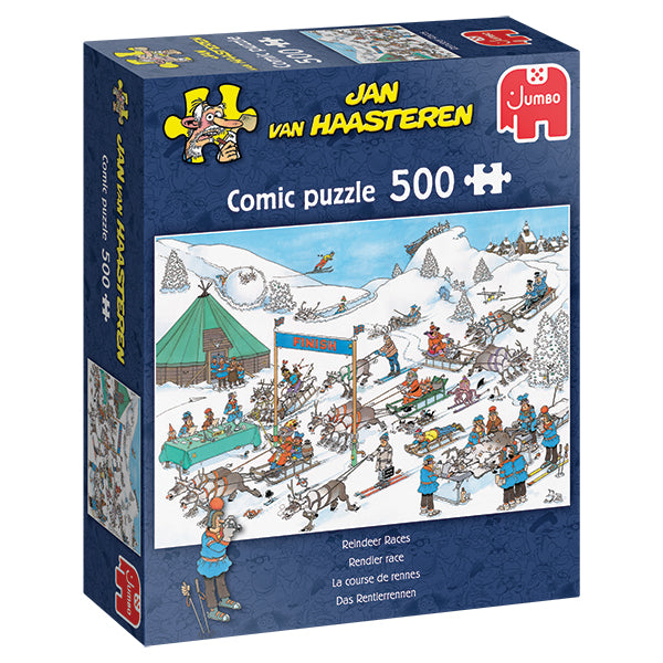 Reindeer Races 500-Piece Puzzle