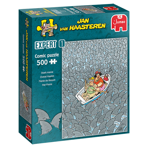 Shark Mania - Expert 500-Piece Puzzle