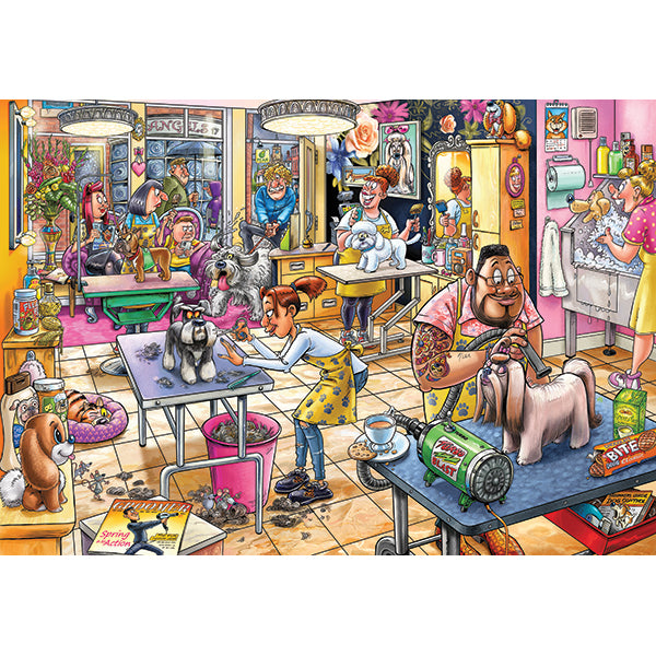 Wasgij - Pooch Parlor! 1000-Piece Puzzle