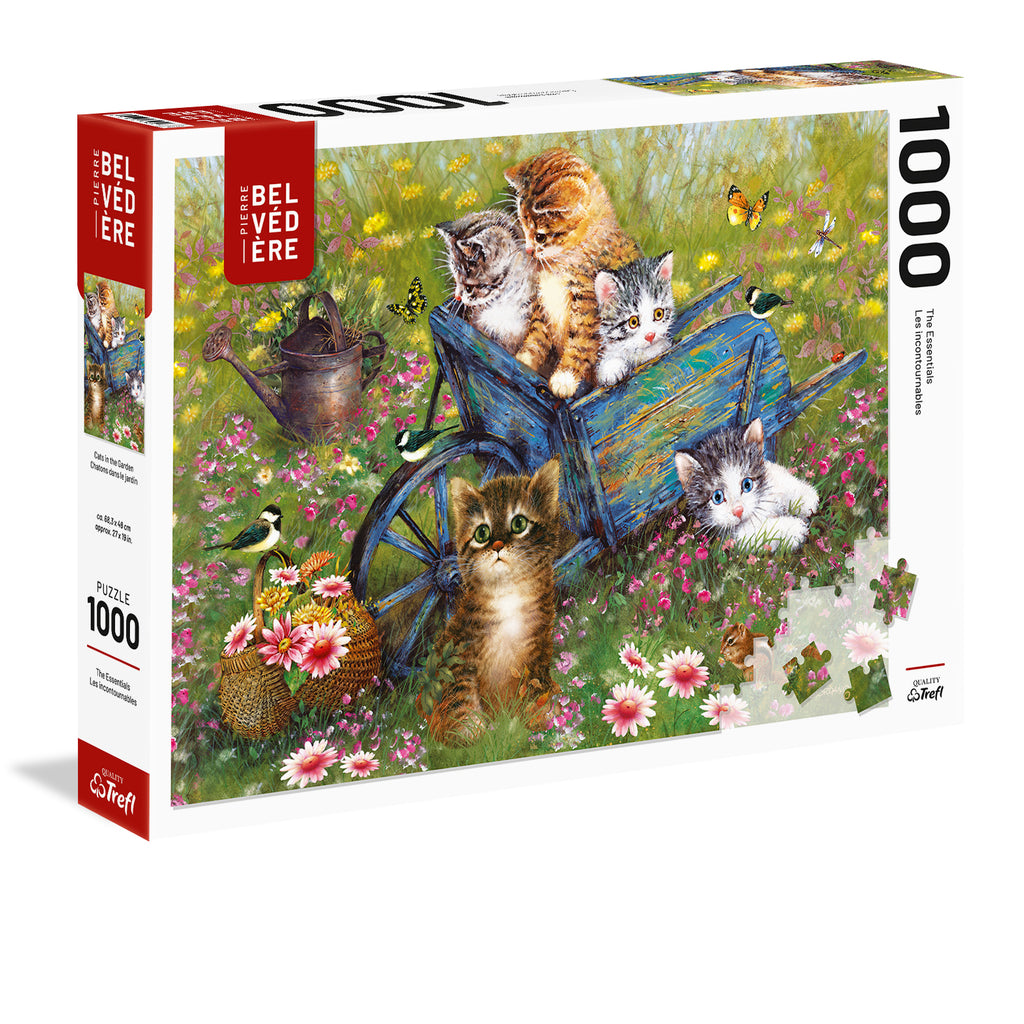 Cats in the Garden 1000-Piece Puzzle