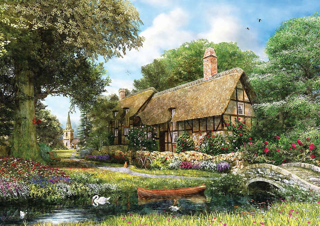 Summer Country Cottage 1000-Piece Puzzle