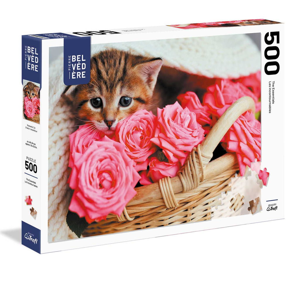 Romantic Cat 500-Piece Puzzle