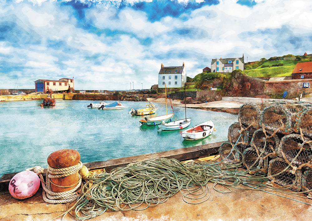Boats and Nets 500-Piece Puzzle