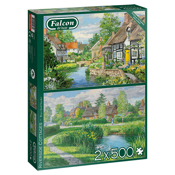 Riverside Cottage 2 x 500-Piece Puzzle