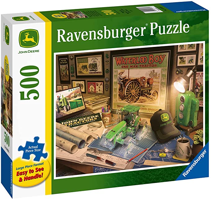 John Deere Work Desk 500-Piece Puzzle