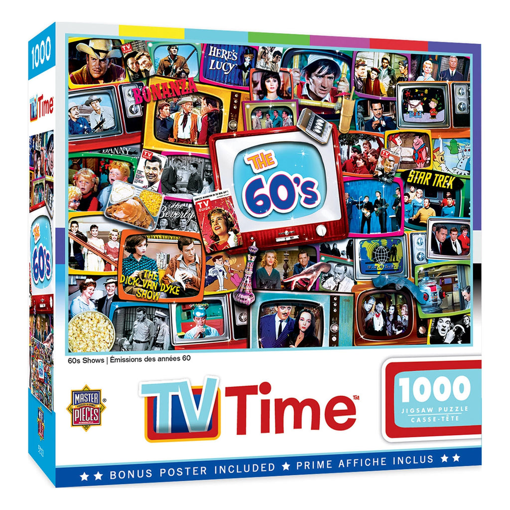 TV Time The 60's 1000-Piece Puzzle