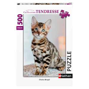 Chaton Bengal 500-Piece Puzzle