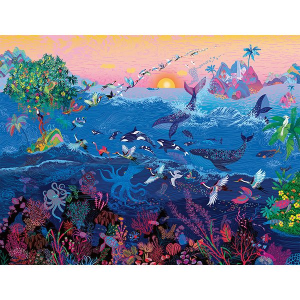 Merveilles de l'ocean, Peggy Nille<br>Casse-tête de 2000 pièces