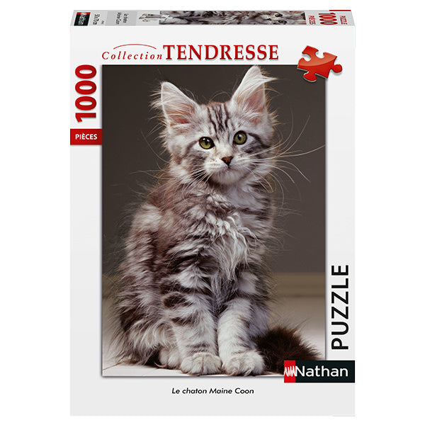 Le chaton Maine Coon<br>Casse-tête de 1000 pièces