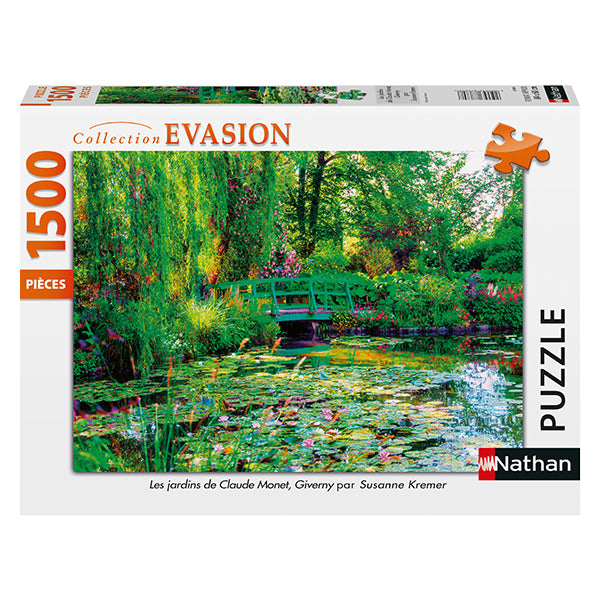 Les jardins de Claude Monet<br>Casse-tête de 1500 pièces