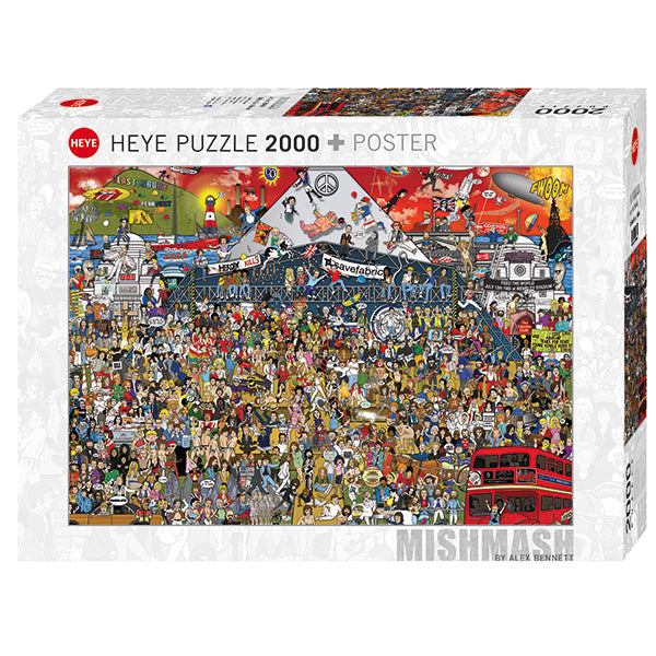 British Music History 2000-Piece Puzzle