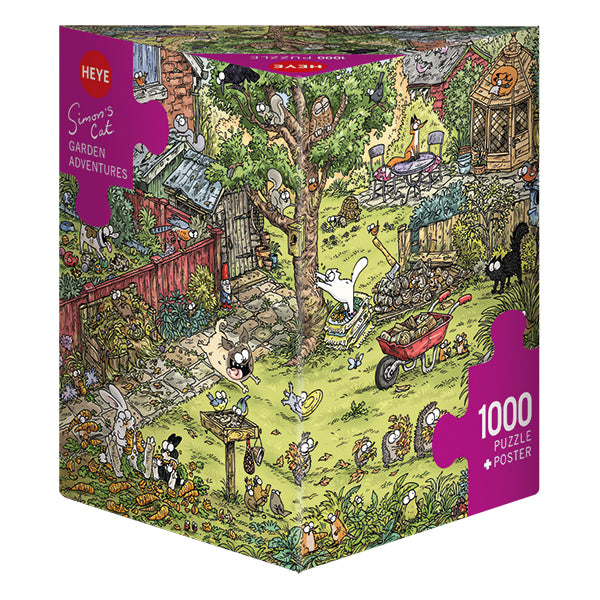 Simon's Cat - Garden Adventure 1000-Piece Puzzle