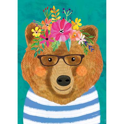 Gentle Bruin - Floral Friends 1000-Piece Puzzle