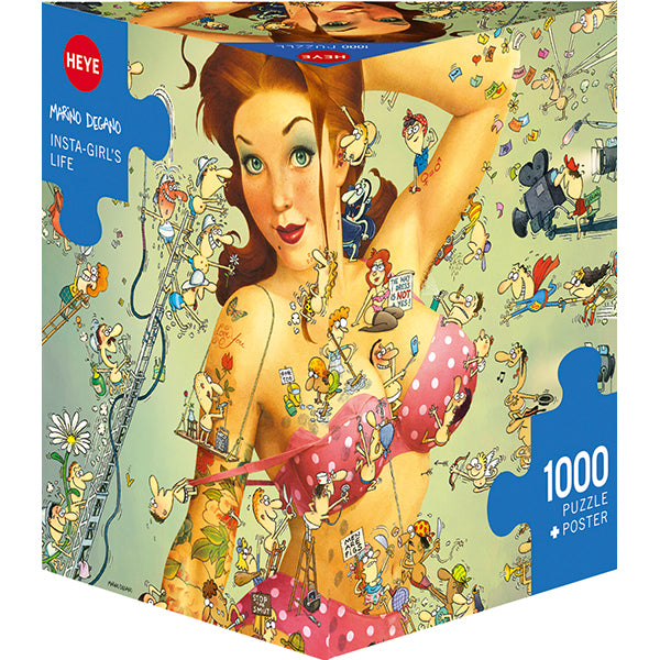 Insta-Girl's life 1000-Piece Puzzle
