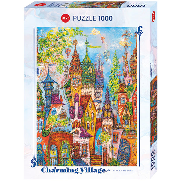 Red Arches, Charming Village 1000-Piece Puzzle