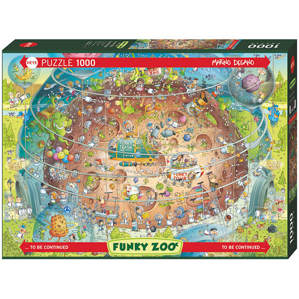 Cosmic Habitat, Funky Zoo 1000-Piece Puzzle