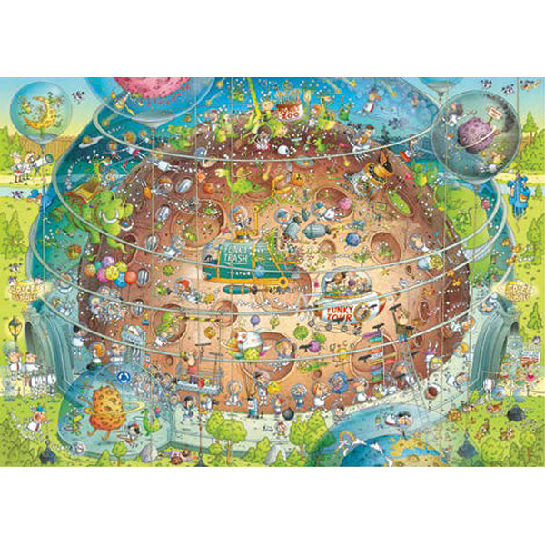 Cosmic Habitat, Funky Zoo 1000-Piece Puzzle