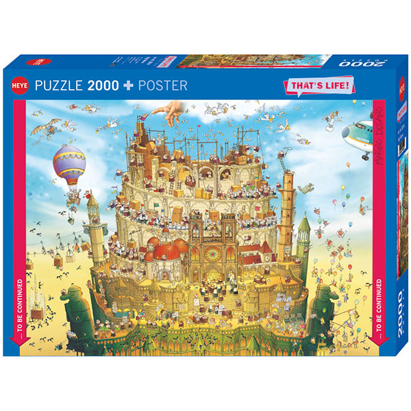 High Above, That's Life! 2000-Piece Puzzle