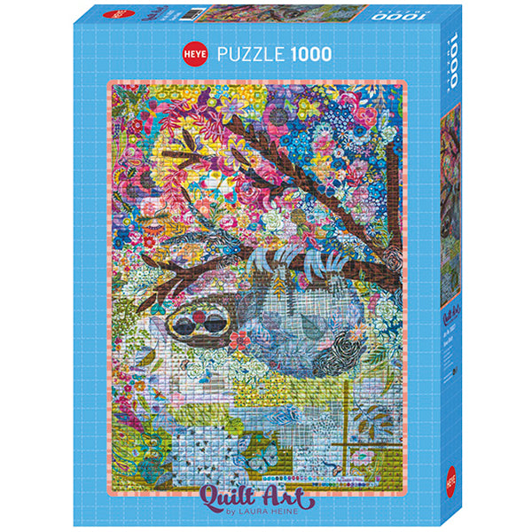 Sloth, Quilt Art 1000-Piece Puzzle