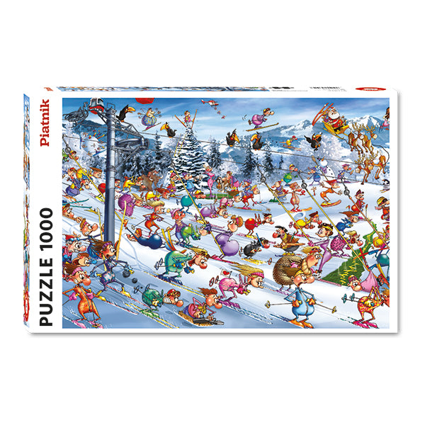 Ski de Noel - Ruyer<br>Casse-tête de 1000 pièces 