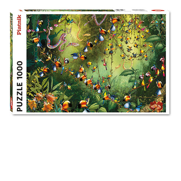 Jungle Birds 1000-Piece Puzzle