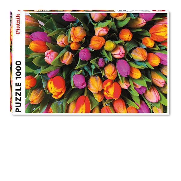 Tulipes<br>Casse-tête de 1000 pièces 