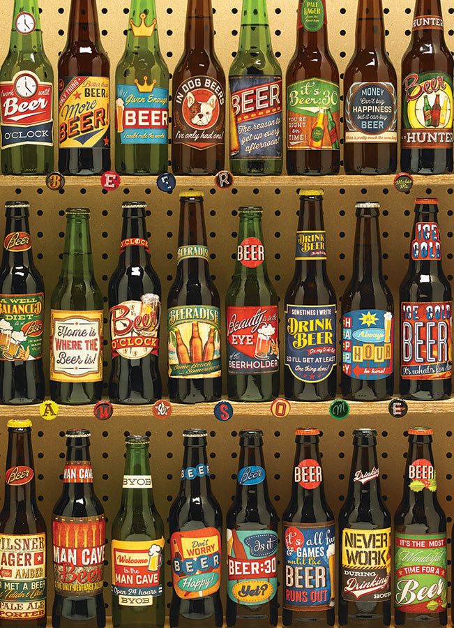 Collection de bières<br >Casse-tête de 1000 pièces