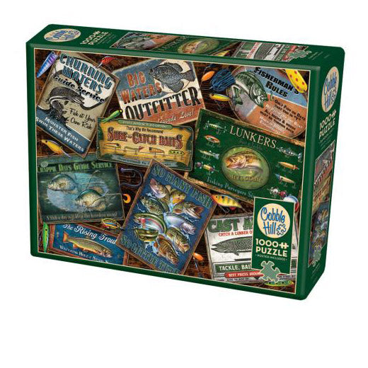 Fish Signs 1000-Piece Puzzle OLD BOX