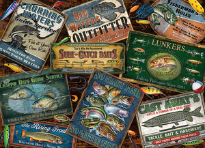 Fish Signs 1000-Piece Puzzle OLD BOX