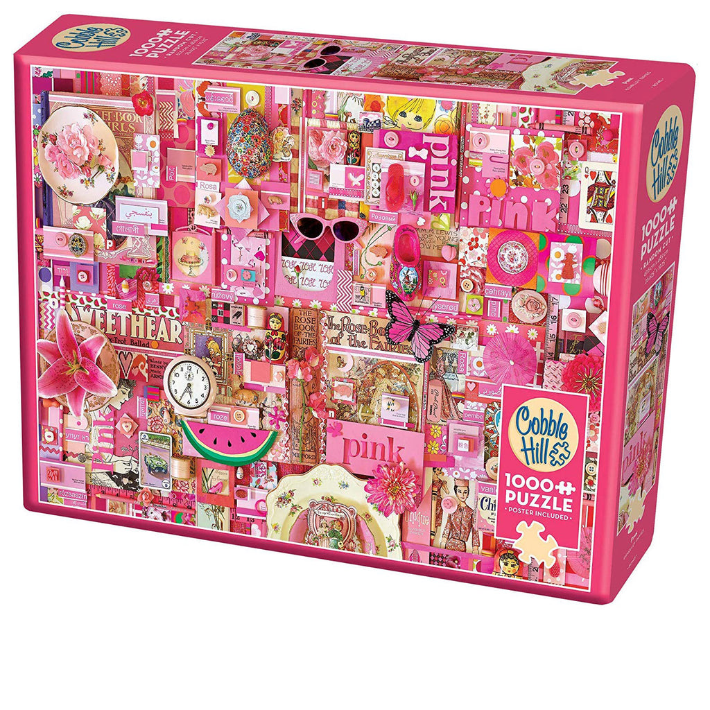 Pink 1000-Piece Puzzle