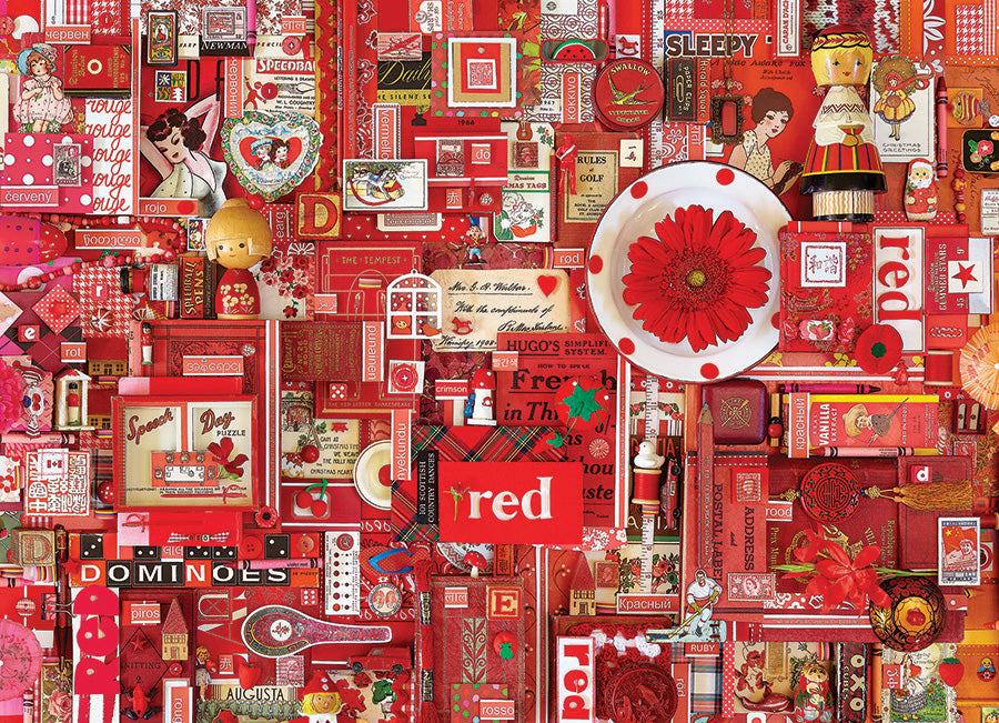 Red 1000-Piece Puzzle
