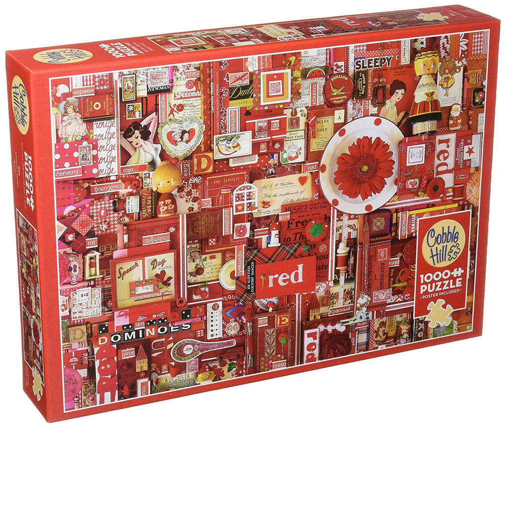 Red 1000-Piece Puzzle