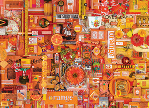 Orange 1000-Piece Puzzle