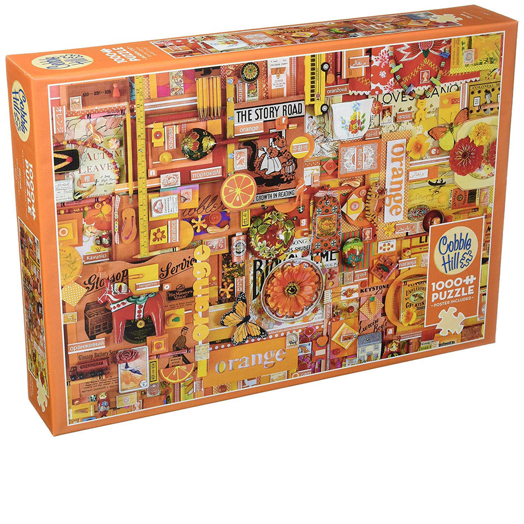 Orange 1000-Piece Puzzle