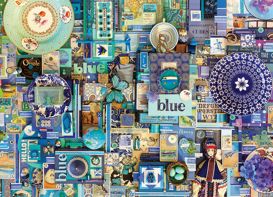 Blue 1000-Piece Puzzle