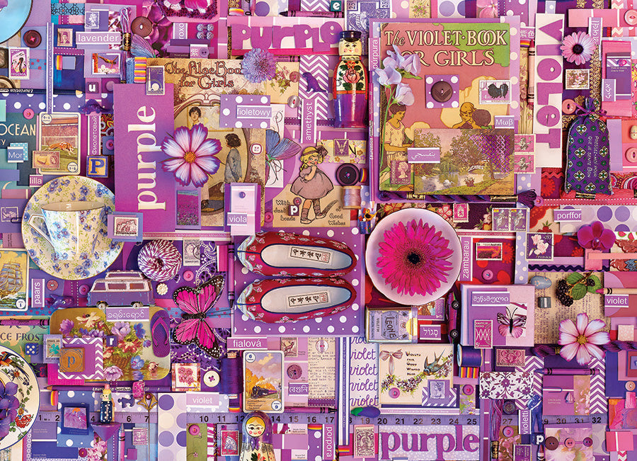 Purple 1000-Piece Puzzle