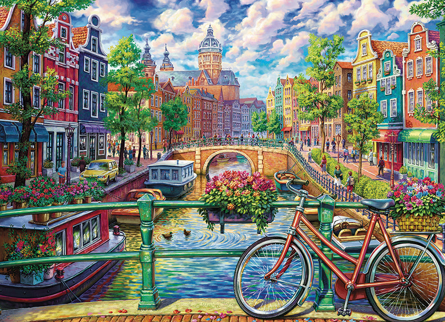 Amsterdam Canal 1000-Piece Puzzle