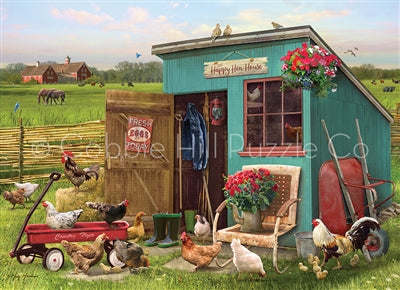 The Happy Hen House 1000-Piece Puzzle