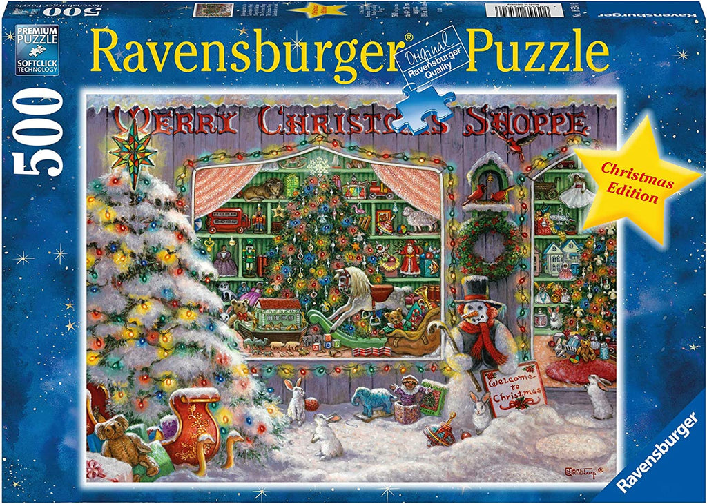 The Christmas Shop 500-Piece Puzzle Old