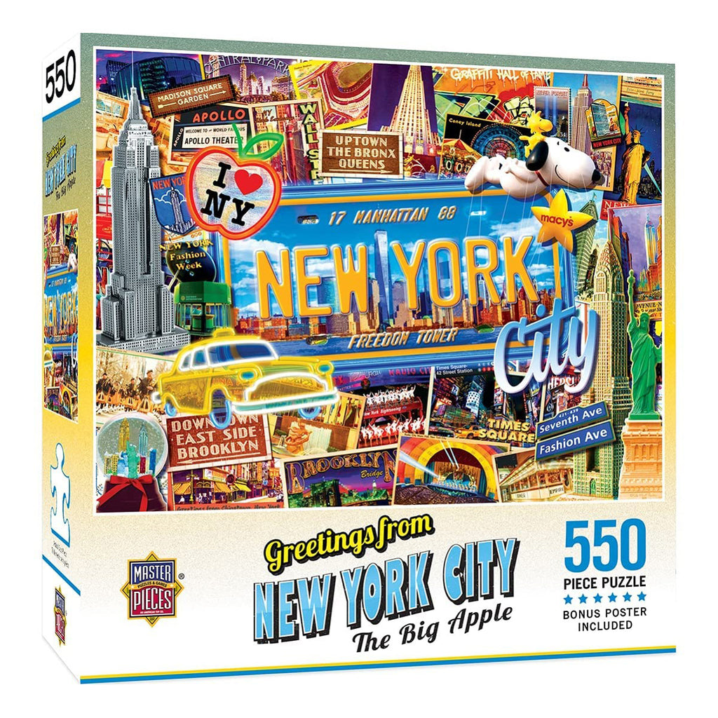Greetings from NYC 550-Piece Puzzle
