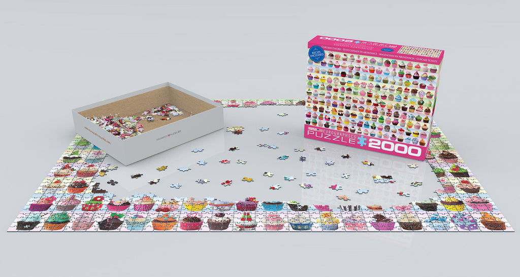 Cupcakes Galore 2000-Piece Puzzle