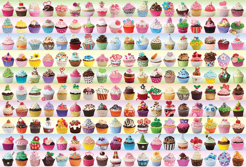 Cupcakes Galore 2000-Piece Puzzle
