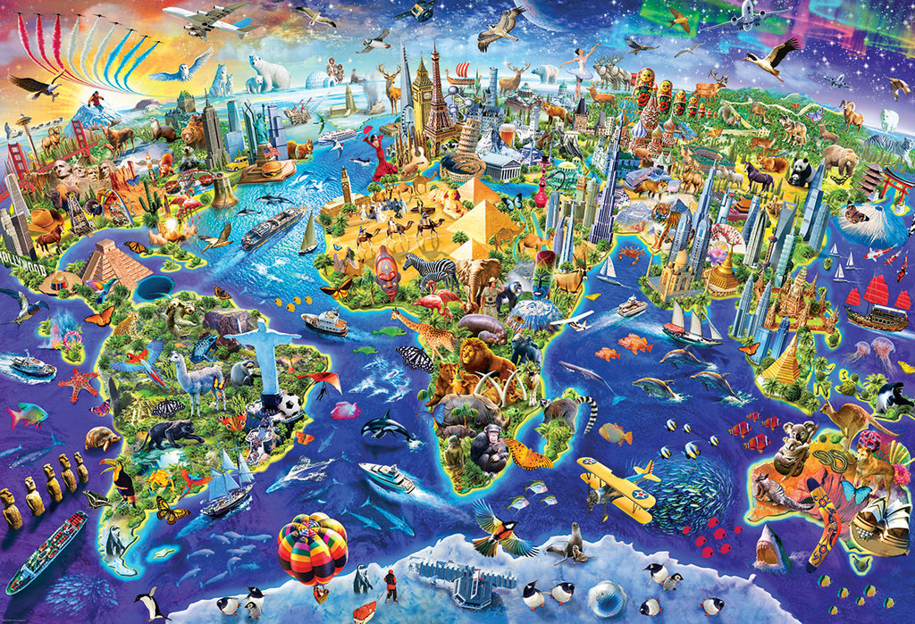 Crazy World 2000-Piece Puzzle