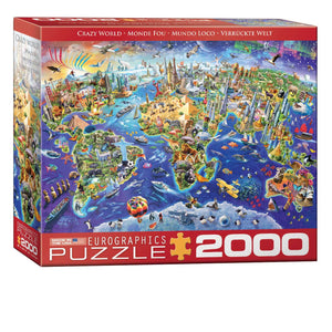 Crazy World 2000-Piece Puzzle