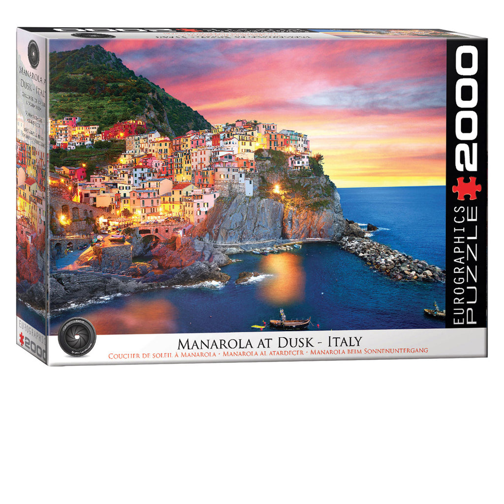 Manarola at Dusk - Italy 2000-Piece Puzzle